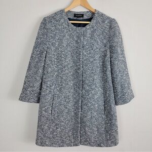 Elegant Women's Gray Coat Size L